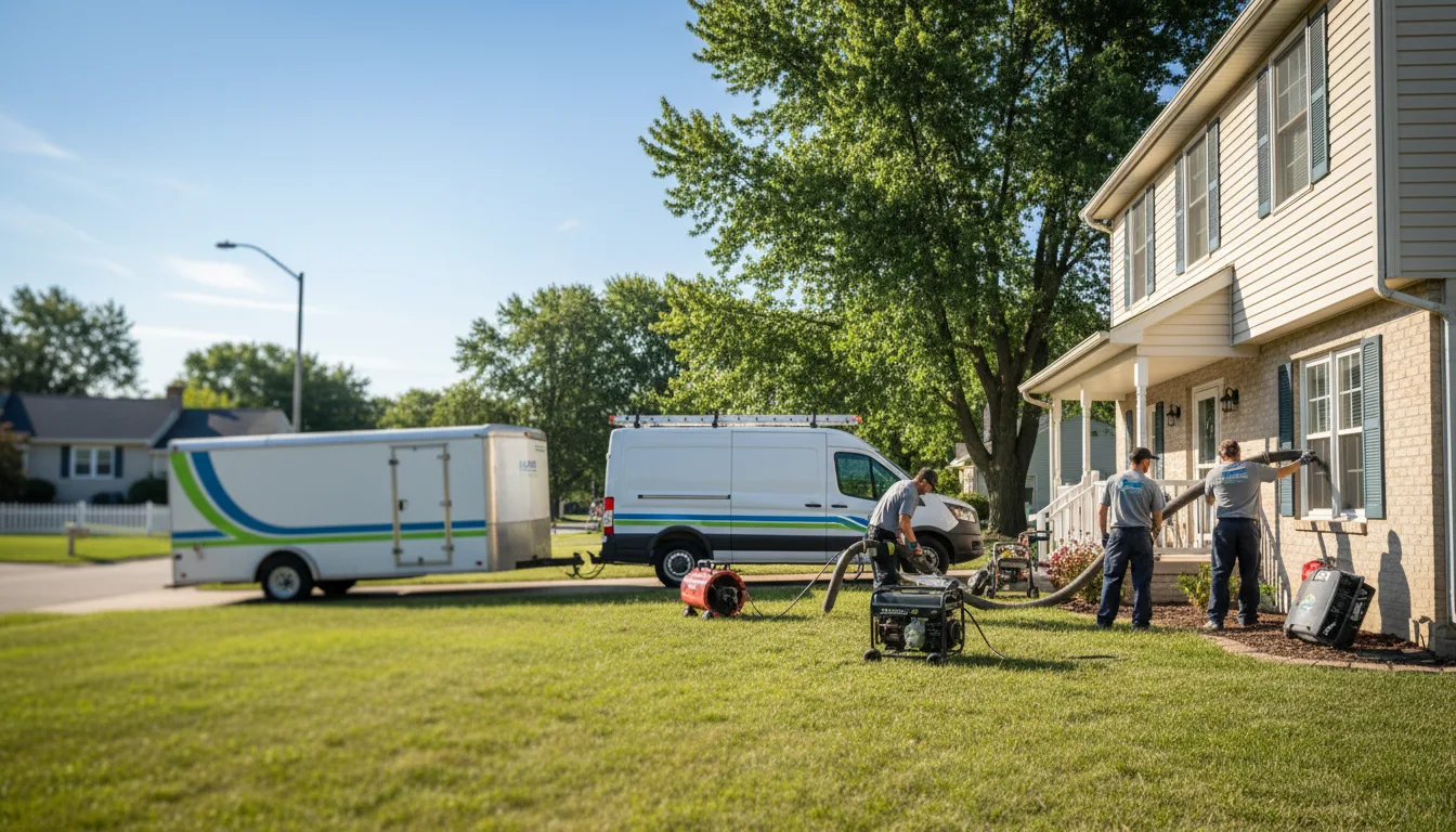 Flooded Basement Restoration And Cleanup With Repair in Powell, OH near me